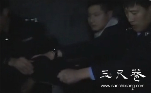 警方將車逼停,將歹徒抓獲。(視頻截圖)